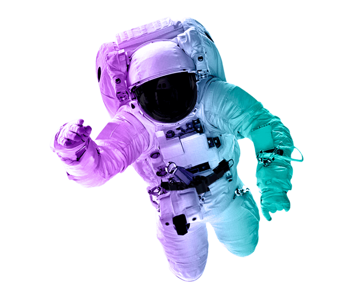 Astronauta azul